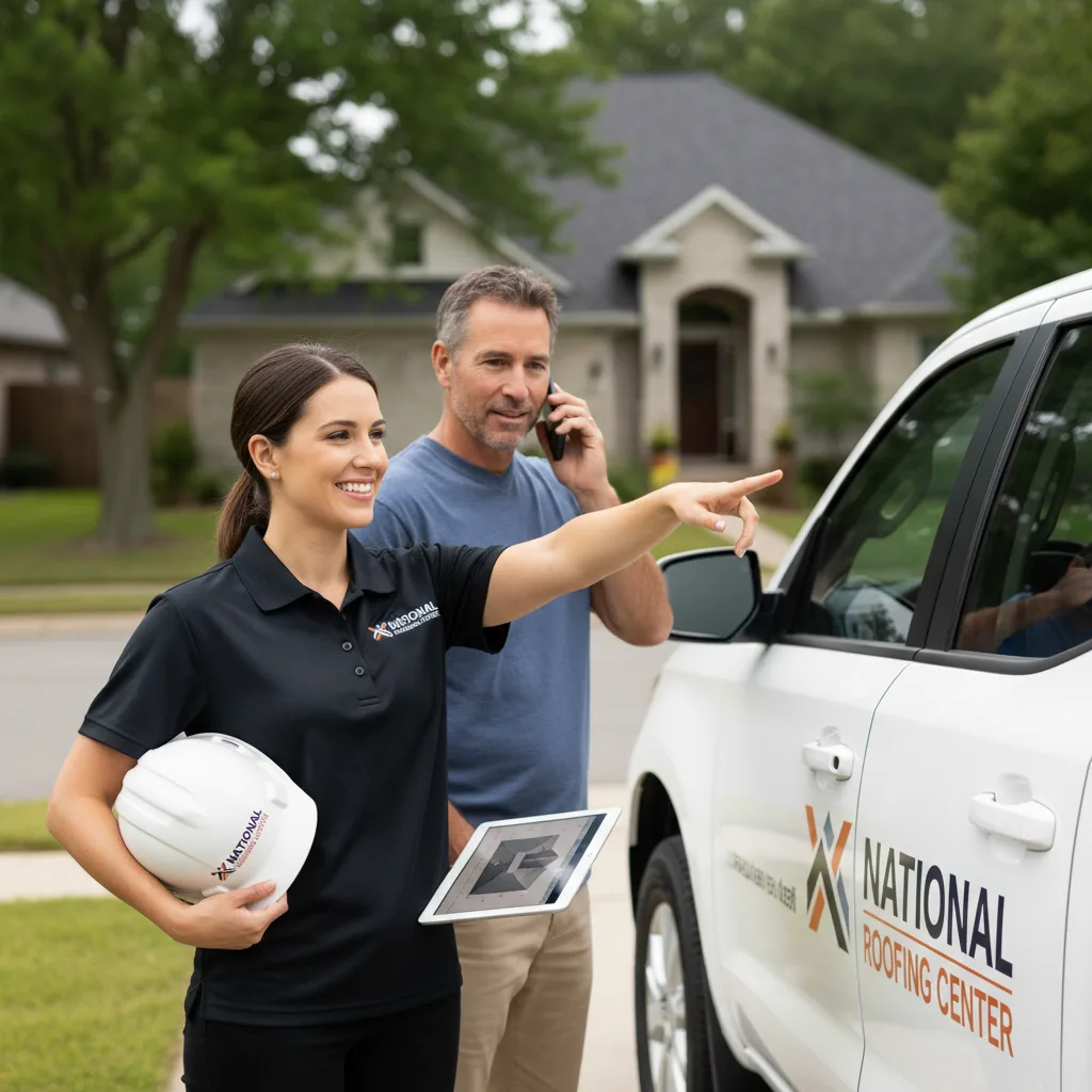 National Roofing Center customer support in Konawa